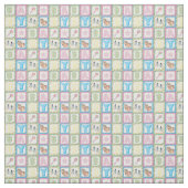 Baby Girl Blocks Stof (Swatch)