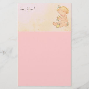 Baby Girl Briefpapier