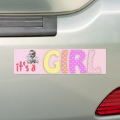 Baby Girl Bumpersticker (Op auto)