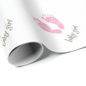 Baby Girl Cadeaupapier (Rol Hoek)