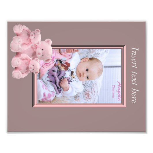 Baby Girl Cadre photo insert (Devant)