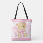 Baby Girl Canvas tas (Achterkant)