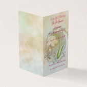 Baby Girl Carte Plat d'anniversaire 1sr (Outside)