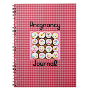 Baby Girl Cupcakes Pregnancy Journal Notitieboek
