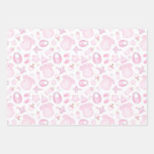 Baby Girl Douche Roze Inpakpapier Vel (Voorkant 3)