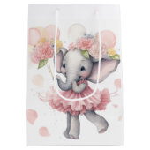Baby Girl Elephant Cadeau Sac (Dos)