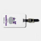 Baby Girl Frog Paars Bag Label Bagagelabel (Voorkant horizontaal)