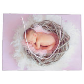 Baby Girl Gefeliciteerd Groot Cadeauzakje (Achterkant)