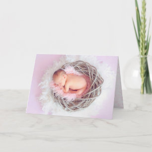 Baby Girl Gefeliciteerd Kaart