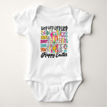 Baby Girl Glitter Paashaas Typografie