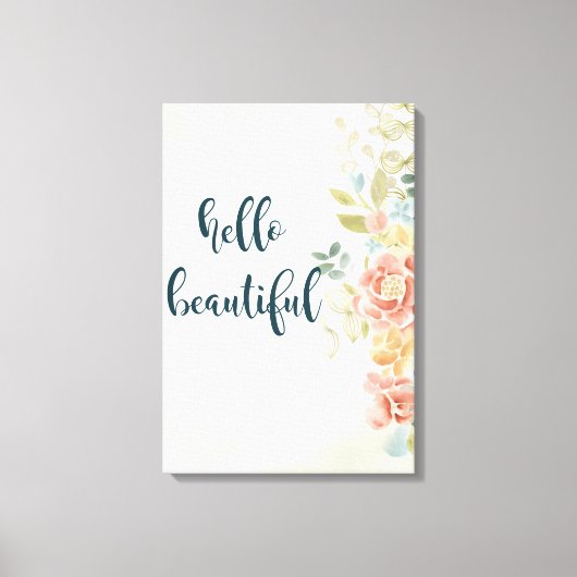 Baby Girl I Canvas Afdruk (Voorkant)