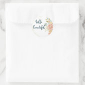 Baby Girl I Ronde Sticker (Tas)