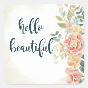 Baby Girl I Vierkante Sticker