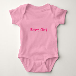 Baby Girl in roze Romper
