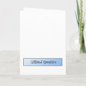 Baby Girl-kaart (Achterkant)