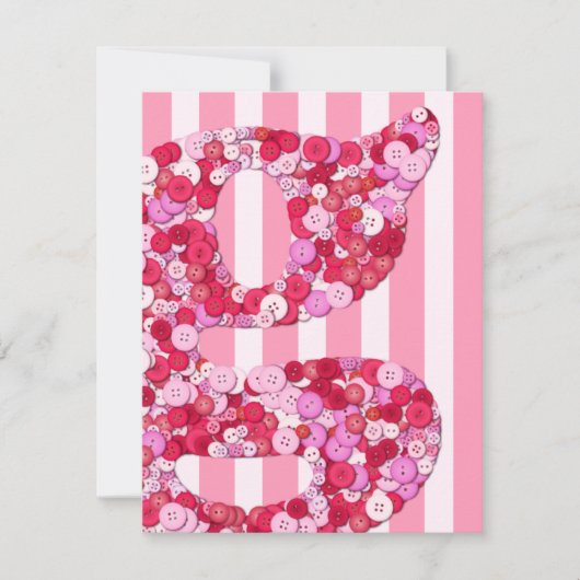 Baby Girl kondiging Sjabloon (Voorkant)