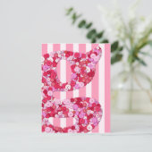 Baby Girl kondiging Sjabloon (Staand voorkant)