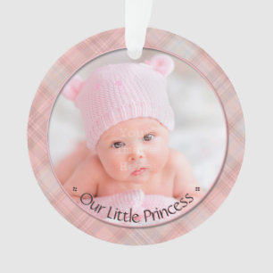 Baby Girl Little Princess First Kerstkeepomwille Ornament