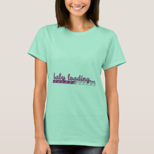 Baby Girl Loading Zwangere Shirt