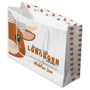Baby Girl Longhorn Burnt Sinaasappel Groot Cadeauzakje
