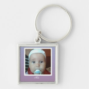 baby girl met grote ogen sleutelhanger