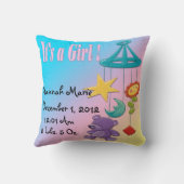 Baby Girl - Mobile Keepomwille Pillow Kussen (Achterkant)
