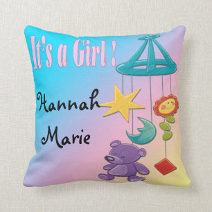 Baby Girl - Mobile Keepomwille Pillow Kussen