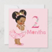 Baby Girl Monthly Milestone Markers Girl (Achterkant)