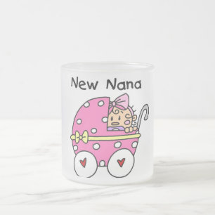 Baby Girl New Nana T-shirts en cadeautjes Matglas Koffiemok