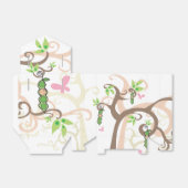 Baby Girl Pea in een pod causale tuinbox Bedankdoosjes (Uitgevouwen)