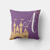 Baby Girl Princess Coussin de statistiques de nais (Verso)