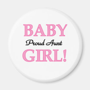 Baby Girl Proud tante Magneet