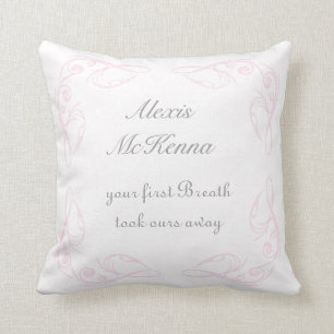 Baby Girl Quote Keepsake Sierkussen