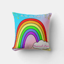 Baby Girl- Rainbow Keepomwille Pillow Kussen