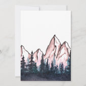 Baby girl Rustic adventure babydouche Kaart (Achterkant)