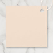 Baby Girl Shower Dank je Labels (Achterkant)