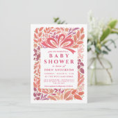 Baby Girl Shower Gift Kaart (Staand voorkant)