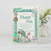 Baby Girl Shower tweete Merci (Debout devant)