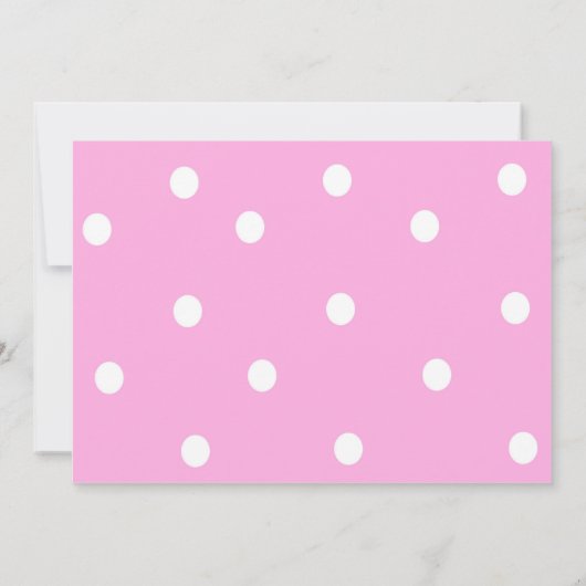 Baby Girl Sip en Zie Uitnodigingen (Achterkant)