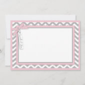 Baby Girl Tutu Chevron Merci d'impression (Dos)