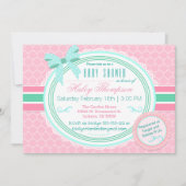 Baby Girl Tutu Shower Invitation (Devant)
