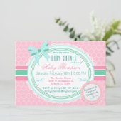 Baby Girl Tutu Shower Invitation (Debout devant)
