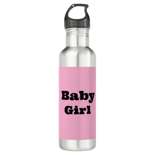 Baby Girl Water Bottle Waterfles (Voorkant)