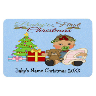 Baby Girl's 1e kerstFlex-magneten Magneet