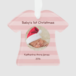 Baby Girl's eerste kerstacrylversiering Ornament