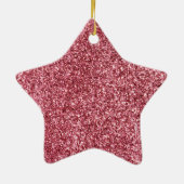 Baby Girl's Eerste Kerstmis Keramisch Ornament (Achterkant)