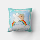 Baby Godson Cadeau Communie Doop Lief Engel Kussen (Achterkant)