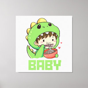 baby Godzilla Canvas Afdruk