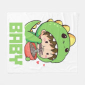 baby godzilla fleece deken (Voorkant (Horizontaal))
