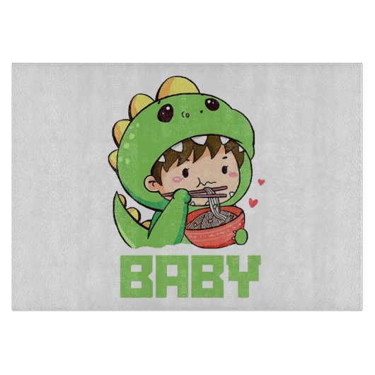 baby godzilla snijplank (Voorkant)